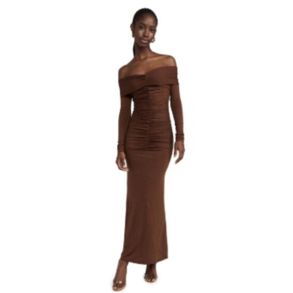 Brand New Bardot Artura Diamante Maxi Dress - Picture 1 of 12